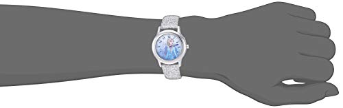 Disney Frozen Kids' Stainless Steel Time Teacher Analog Quartz Strap Watch