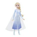 Disney Frozen 2 Elsa Frozen Shimmer Fashion Doll, Skirt, Shoes, and Long Blonde Hair, Toy for Kids 3 Years Old and Up