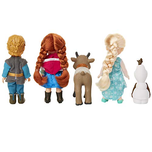 Disney Frozen Deluxe Petite Doll Gift Set - Includes Anna, Elsa, Kristoff, Sven and Olaf! Dolls are Approximately 6 inches Tall - Perfect for Any Frozen Fan!