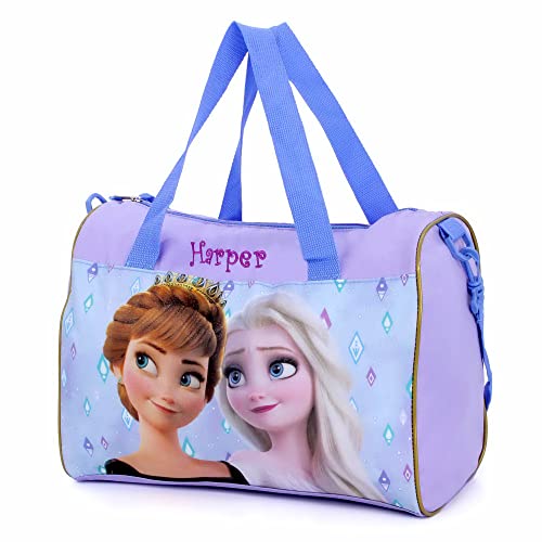 Personalized Licensed Kids Travel Overnight Duffel Bag - 15" (Frozen)