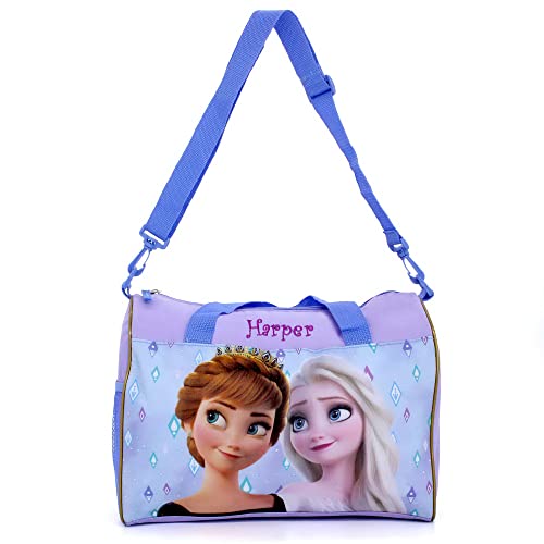 Personalized Licensed Kids Travel Overnight Duffel Bag - 15" (Frozen)