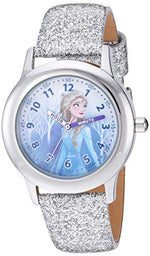 Disney Frozen Kids' Stainless Steel Time Teacher Analog Quartz Strap Watch