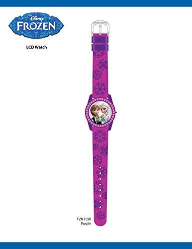 Disney's Frozen Kids' Digital Watch with Elsa and Anna on the Dial