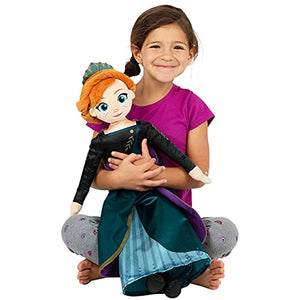 Disney Frozen Anna Kids Bedding Super Soft Plush Cuddle Pillow Buddy, "Official" Disney Product By Franco