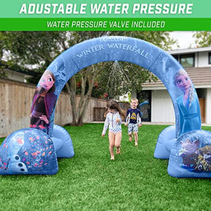 GoFloats Disney Frozen 2 Winter Waterfall Inflatable Arch Sprinkler